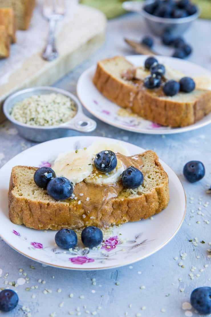 Coconut Flour Paleo Pound Cake - grain-free, refined sugar-free, dairy-free and healthy! | TheRoastedRoot.net