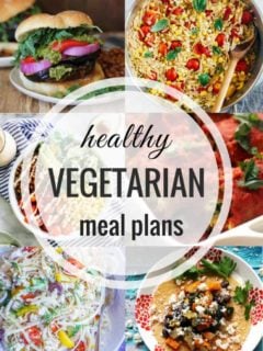 Healthy Vegetarian Meal Plan