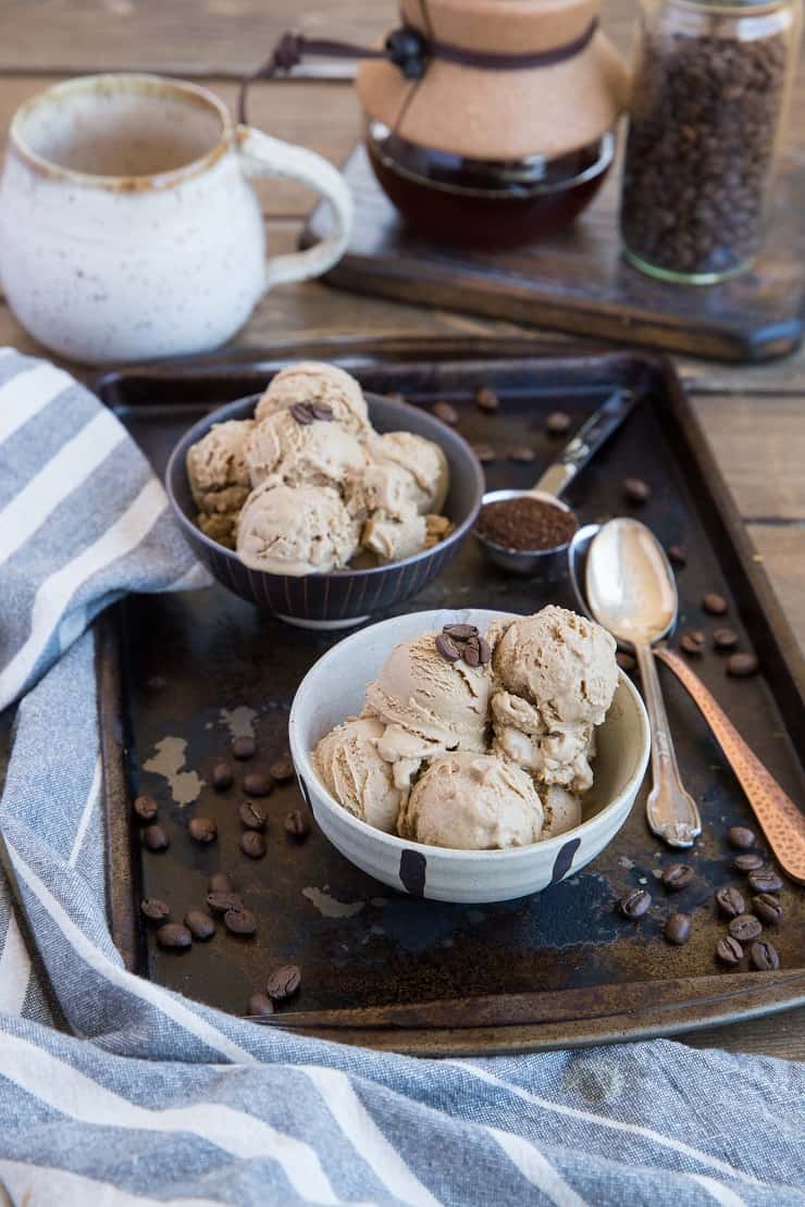 Keto Coffee Ice Cream - a low-carb ice cream recipe that is sugar-free and easy to prepare. Perfect for those who are watching their sugar intake or follow the keto diet. | TheRoastedRoot.net #keto #lowcarb