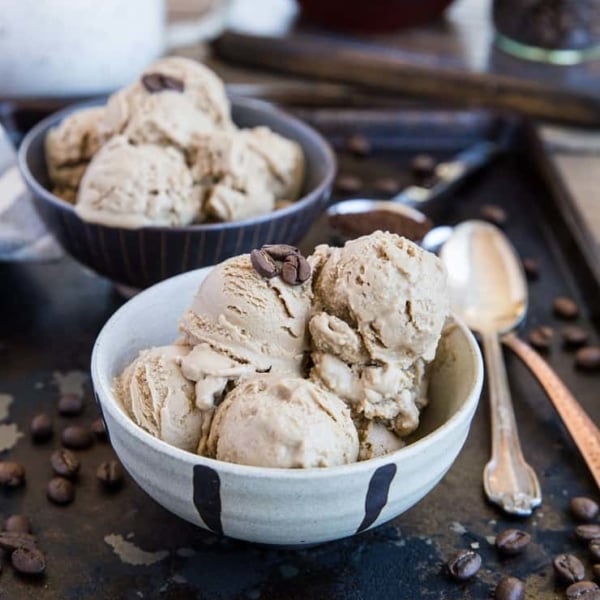 Keto Coffee Ice Cream - a low-carb ice cream recipe that is sugar-free and easy to prepare. Perfect for those who are watching their sugar intake or follow the keto diet. | TheRoastedRoot.net #keto #lowcarb