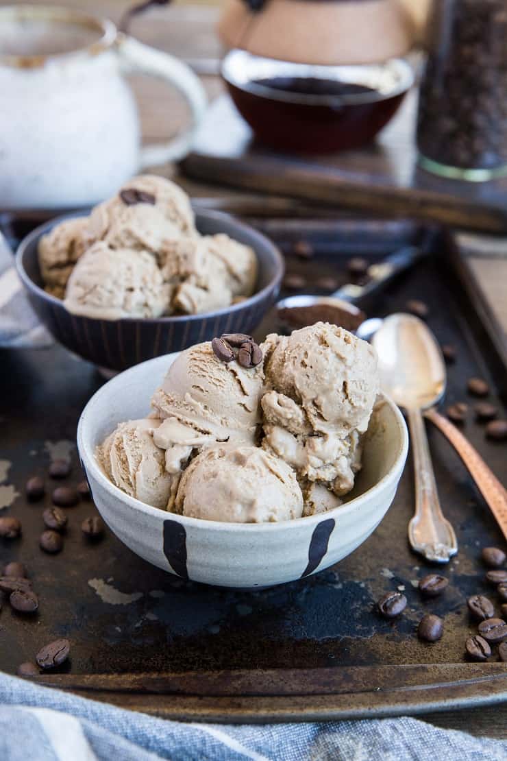 Keto Coffee Ice Cream - a low-carb ice cream recipe that is sugar-free and easy to prepare. Perfect for those who are watching their sugar intake or follow the keto diet. | TheRoastedRoot.net #keto #lowcarb