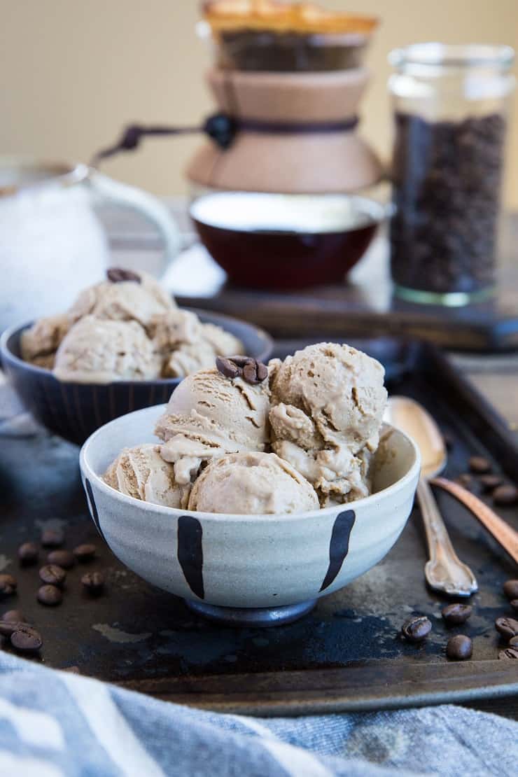 Keto Coffee Ice Cream - a low-carb ice cream recipe that is sugar-free and easy to prepare. Perfect for those who are watching their sugar intake or follow the keto diet. | TheRoastedRoot.net #keto #lowcarb