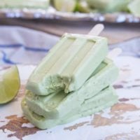 Easy 5-Ingredient Vegan Key Lime Popsicles with a keto option. This easy dairy-free and paleo popsicle recipe only requires a few basic ingredients