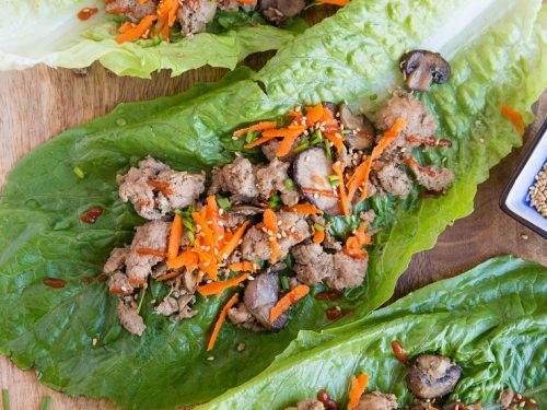 Instant Pot Asian Turkey Lettuce Wraps Keto Paleo The Roasted Root