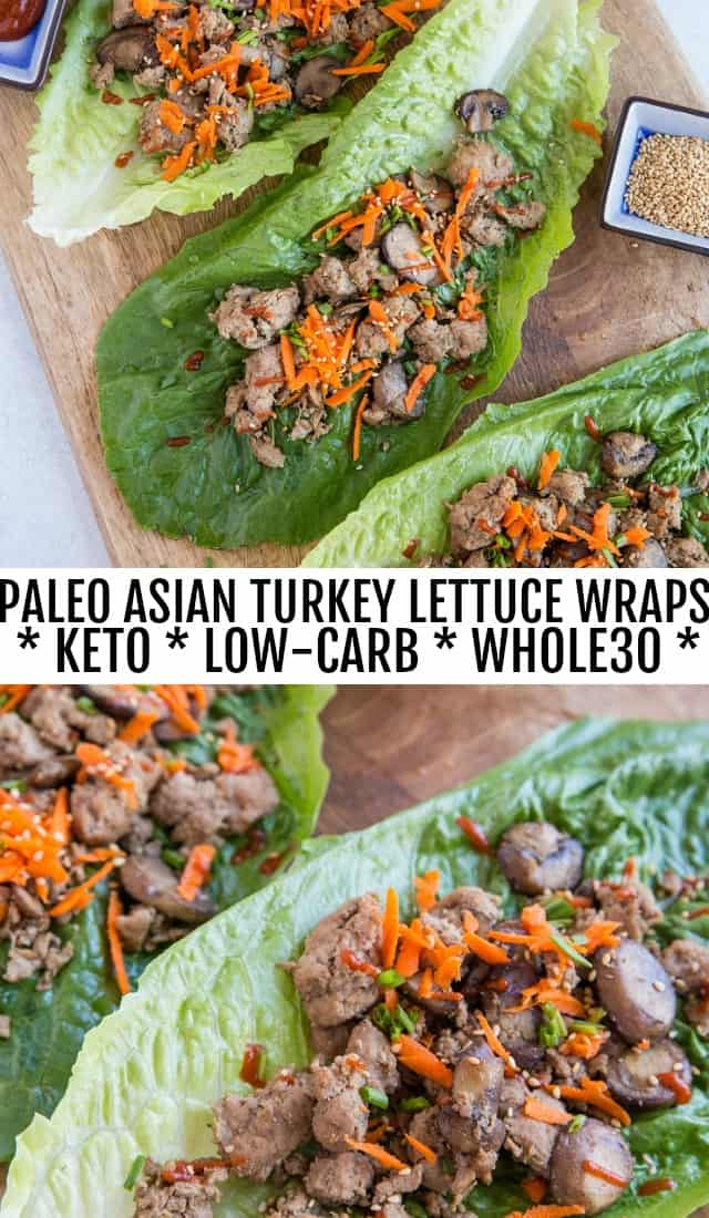 Instant Pot Keto Asian Turkey Lettuce Wraps - low-carb, paleo, keto, whole30 and delicious! | TheRoastedRoot.com