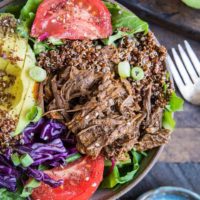 Instant Pot Barbacoa Beef - low-carb, paleo, keto, and only 8 ingredients required! | TheRoastedRoot.net