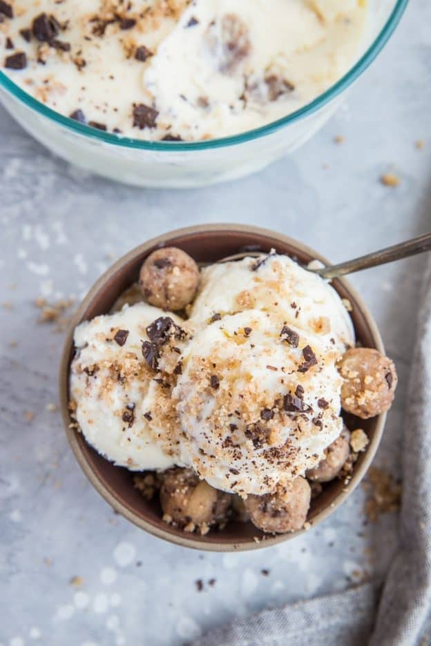 Keto Cookie Dough Ice Cream The Roasted Root