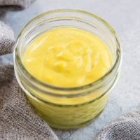 Orange-Turmeric Tahini Sauce - paleo, vegan, perfect for drizzling on just about anything to spruce it up! | TheRoastedRoot.net #glutenfree #healthyrecipe