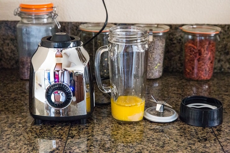 Orange Turmeric Tahini Sauce prep photo