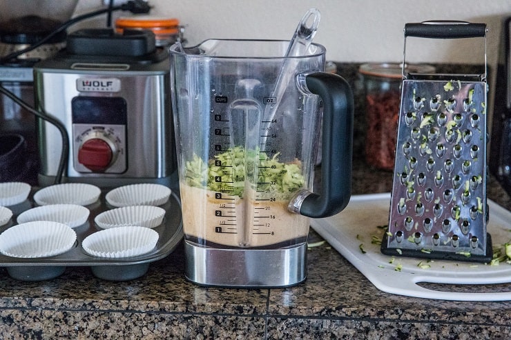 How to make Paleo Zuchini Muffins in a blender