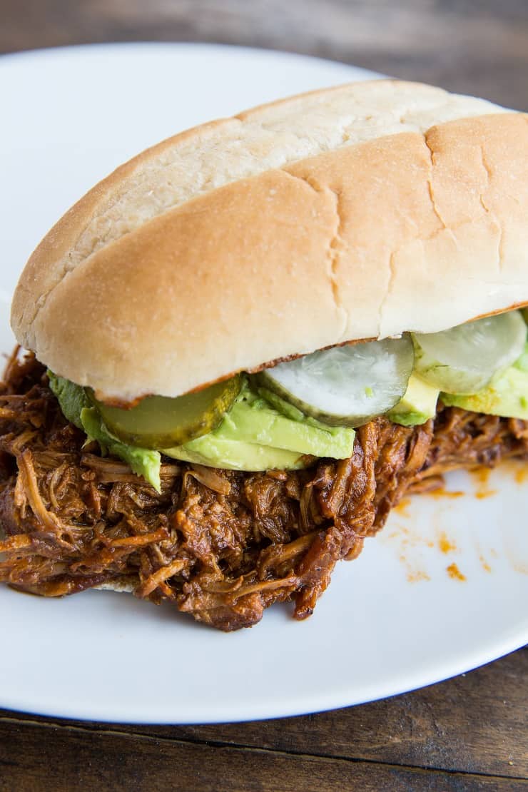 Instant Pot BBQ Pulled Pork Sandwich