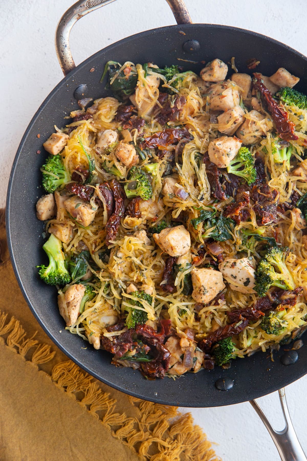 Basil Chicken Spaghetti Squash-image
