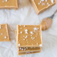 3-Ingredient Low-Carb Peanut Butter Fudge - a super simple fudge recipe with no added sugar for a healthier dessert | TheRoastedRoot.com