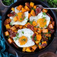 Butternut Squash & Bacon Breakfast Hash - clean, healthy, paleo, whole30, delicious | TheRoastedRoot.net