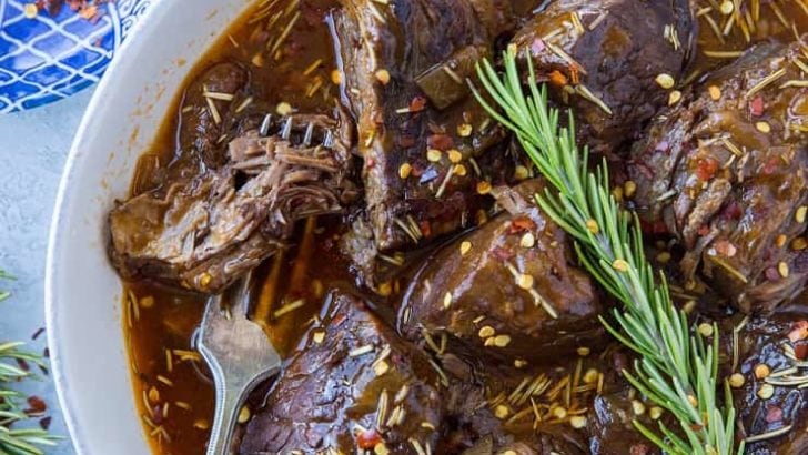 Instant Pot Pot Roast with Balsamic Gravy - paleo, whole30, low carb, keto, healthy dinner recipe | TheRoastedRoot.com