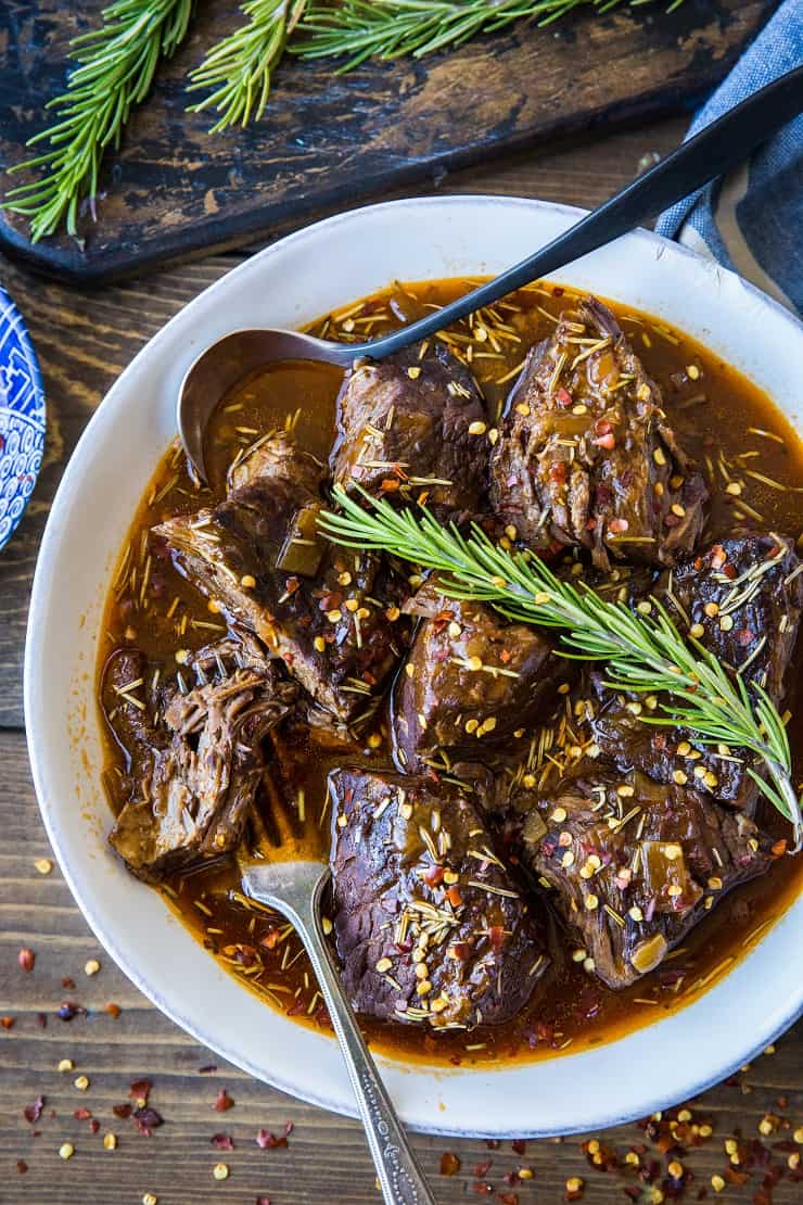 Instant Pot Pot Roast with Balsamic Gravy - paleo, whole30, low carb, keto, healthy dinner recipe | TheRoastedRoot.com