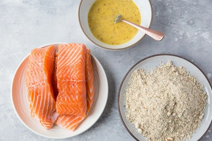 How to make Almond Crusted Salmon