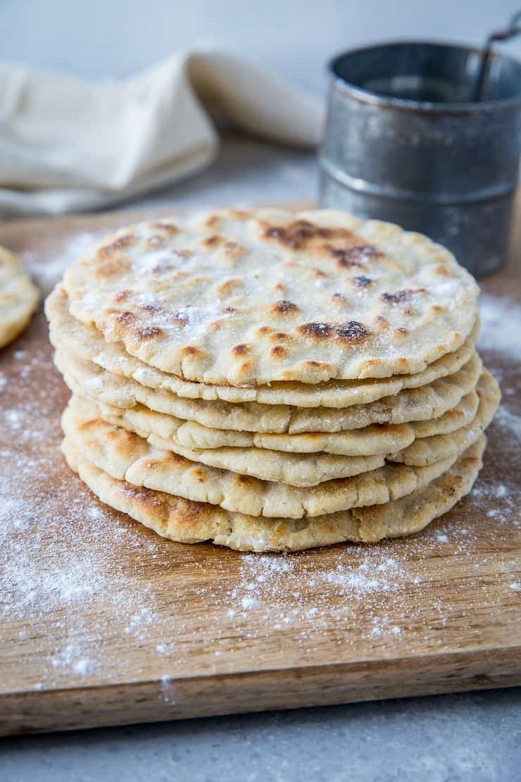 Cassava Flour Tortillas - paleo, AIP, grain-free, gluten-free, dairy-free, vegan - these homemade tortillas are easy to make and healthier than store-bought | TheRoastedRoot.net