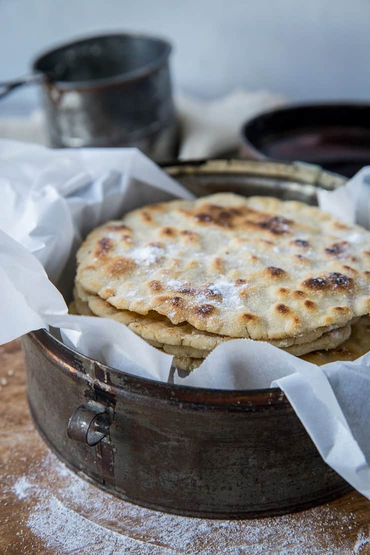 Cassava Flour Tortillas - paleo, AIP, grain-free, gluten-free, dairy-free, vegan - these homemade tortillas are easy to make and healthier than store-bought | TheRoastedRoot.net 