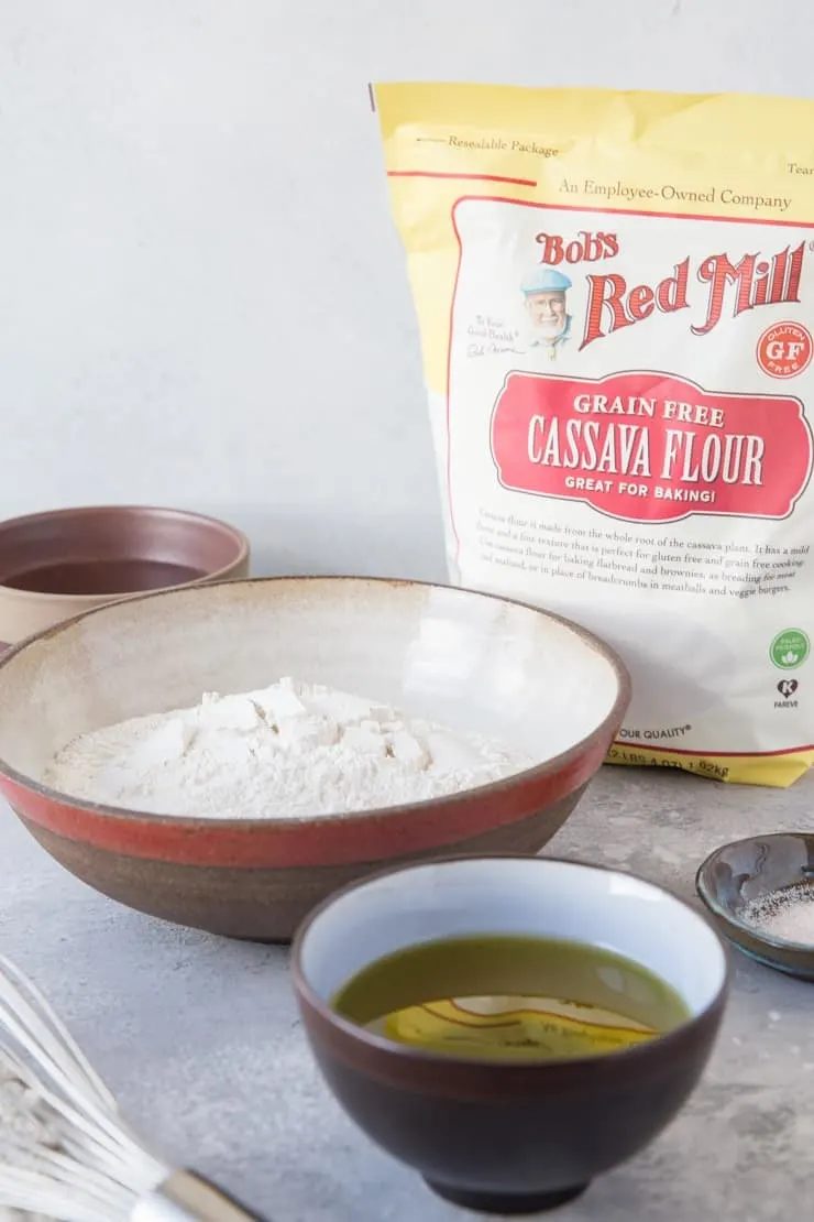 Cassava flour tortillas ingredients