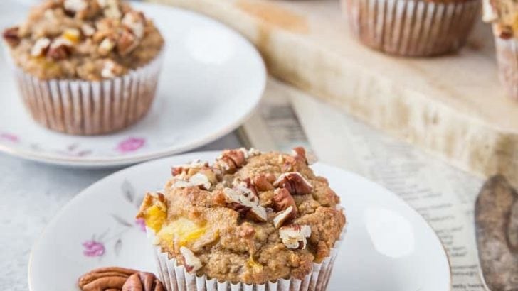 Paleo Hummingbird Muffins - grain-free, naturally sweetened, dairy-free, oil-free, and delicious! | TheRoastedRoot.com #glutenfree