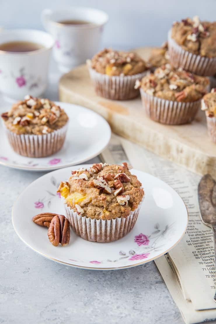 Paleo Hummingbird Muffins - grain-free, naturally sweetened, dairy-free, oil-free, and delicious! | TheRoastedRoot.com #glutenfree 