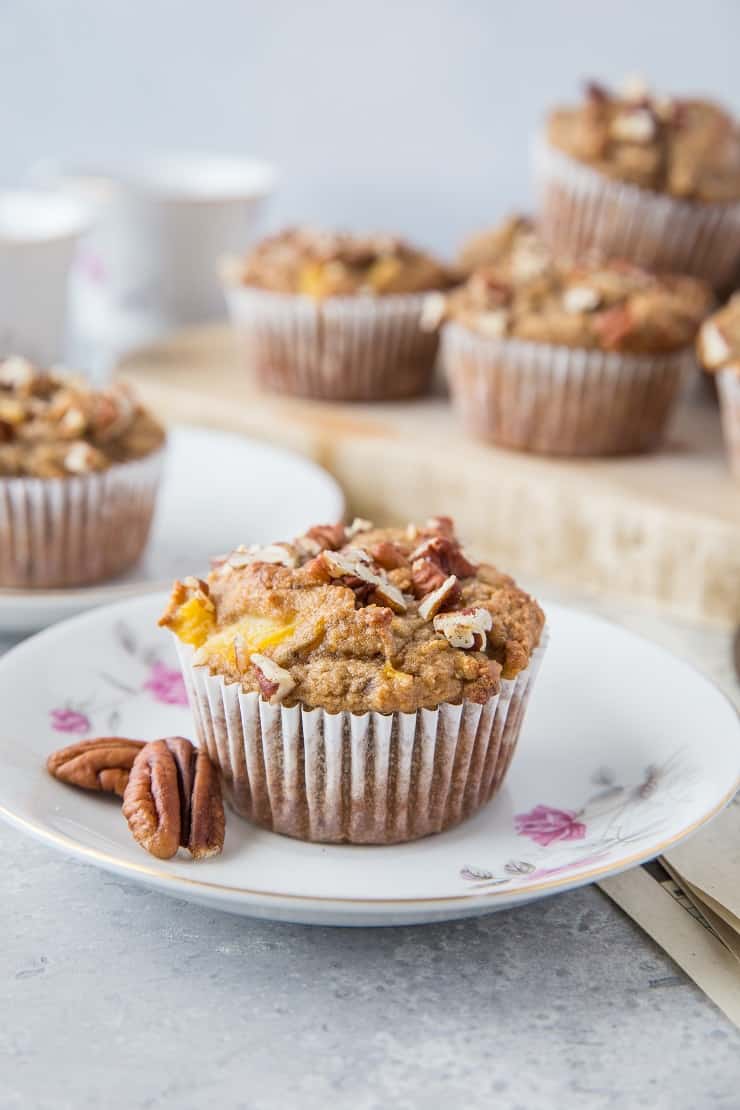 Paleo Hummingbird Muffins - grain-free, naturally sweetened, dairy-free, oil-free, and delicious! | TheRoastedRoot.com #glutenfree