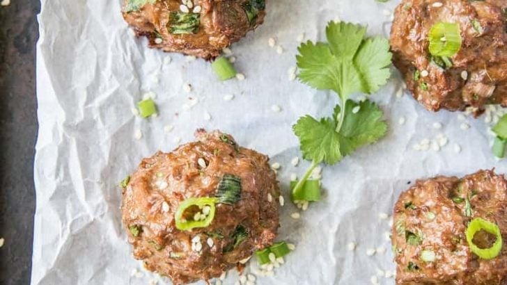 Thai Meatballs - keto, paleo, whole30, clean and delicious! | TheRoastedRoot.net
