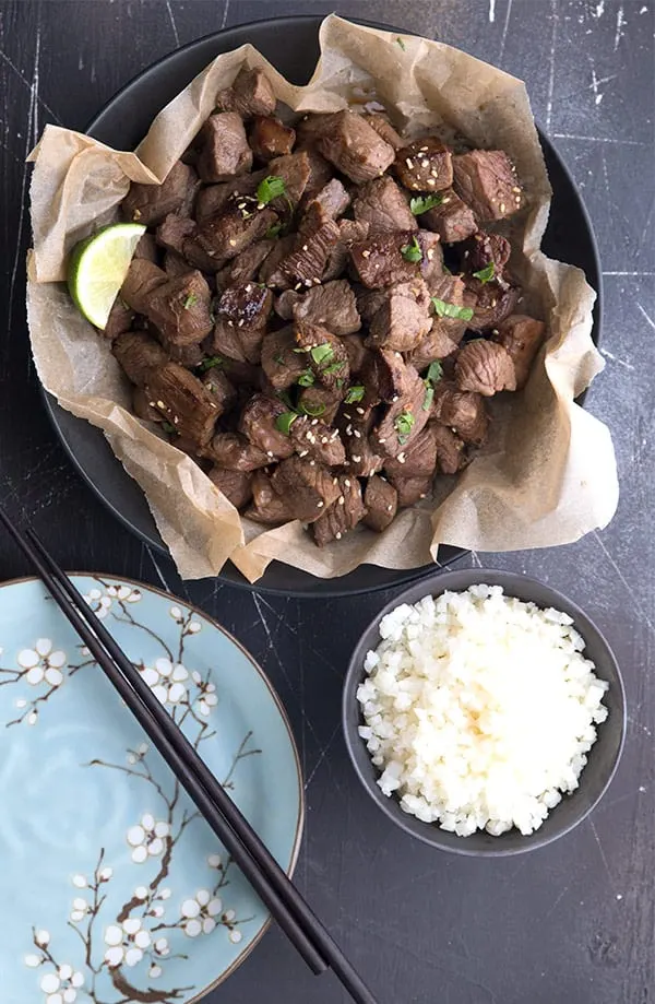 Asian Steak Bites - an easy healthy beef recipe that is paleo and dairy-free