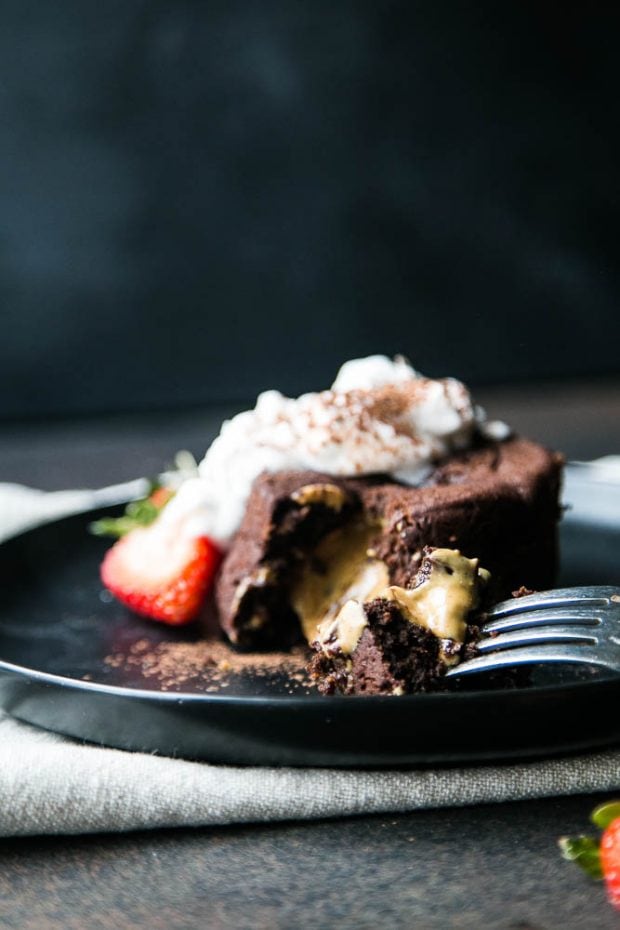 Peanut Butter Chocolate Lava Cake