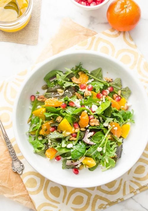 Golden Beet Orange Pomegranate Salad