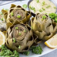 How to Cook Artichokes in the Instant Pot - a photo tutorial on preparing artichokes in a pressure cooker | TheRoastedRoot.net