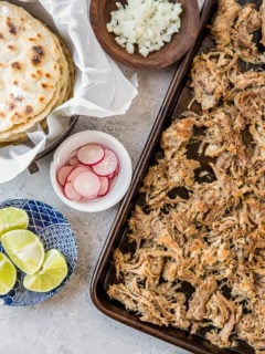 Instant Pot Carnitas - a quick and simple recipe for restaurant-style carnitas! | TheRoastedRoot.com #paleo #keto #whole30