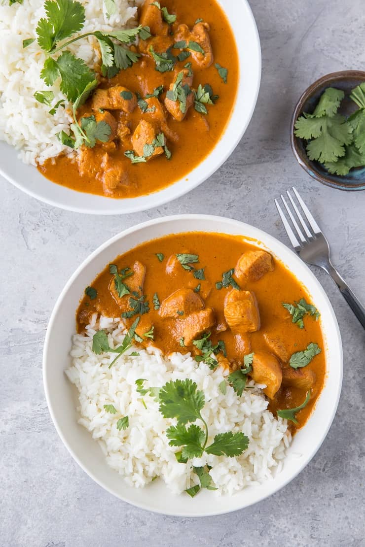 Instant Pot Paleo Chicken Tikka Masala - an easy approach to the Indian classic that tastes just like restaurant tikka masala! | TheRoastedRoot.com