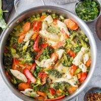 30-Minute Chicken Green Curry - paleo, whole30, grain-free, keto, healthy | TheRoastedRoot.net