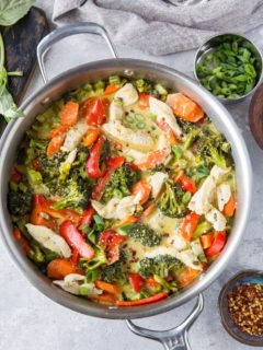 30-Minute Chicken Green Curry - paleo, whole30, grain-free, keto, healthy | TheRoastedRoot.net