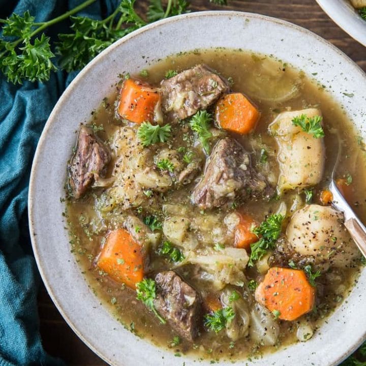 Instant Pot Paleo Irish Beef Stew - The Roasted Root