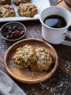 Paleo Carrot Cake Cookies - grain-free, refined sugar-free, healthy and delicious! | TheRoastedRoot.net #glutenfree #breakfast