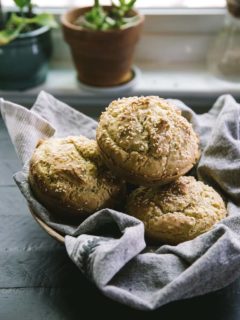 How to Make Yeast-Free Gluten-Free Hamburger Buns - an easy recipe for gf burger buns that requires very little time and no special kitchen tools | TheRoastedRoot.net