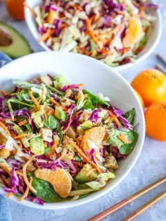 Paleo Chinese Chicken Salad - soy-free, refined sugar-free, nutritious and filling | TheRoastedRoot.net