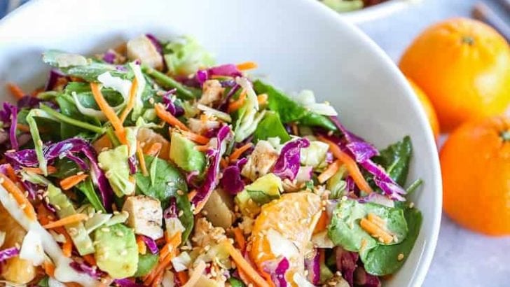 Paleo Chinese Chicken Salad - soy-free, refined sugar-free, nutritious and filling | TheRoastedRoot.net