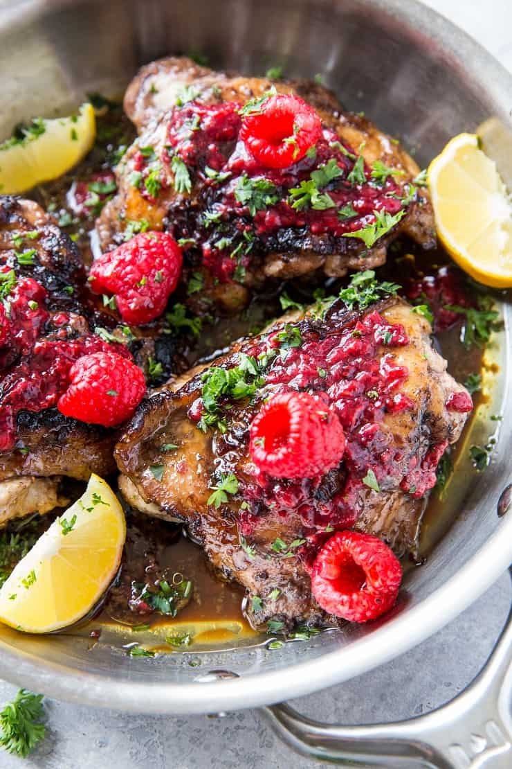 The BEST Raspberry Baked Chicken