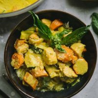 AIP Salmon Curry - a nightshade-free curry recipe with vegetables and salmon | TheRoastedRoot.net #aip #paleo #keto