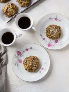 Paleo Morning Glory Cookies - grain-free, refined sugar-free, dairy-free cookies that are healthy enough to eat for breakfast | TheRoastedRoot.net