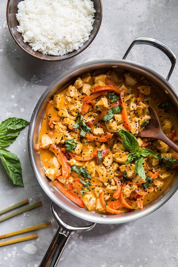 Paleo Panang Curry - a quick and easy recipe for Thai curry | TheRoastedRoot.net 