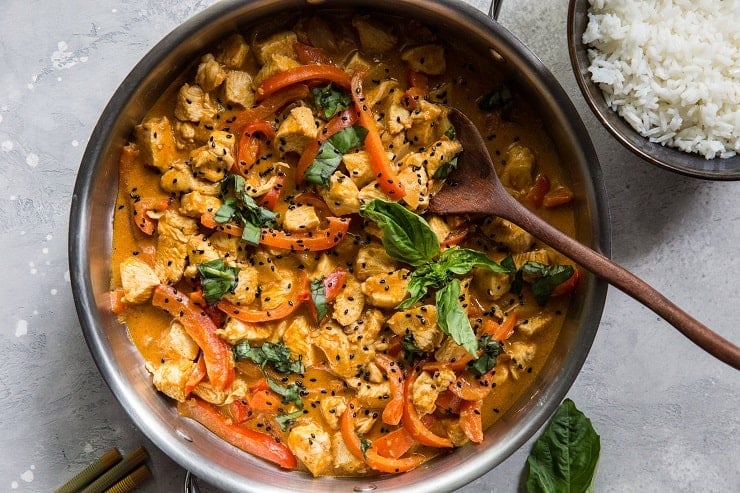 Paleo Panang Curry - a quick and easy recipe for Thai curry | TheRoastedRoot.net 