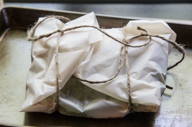 salmon in parchment paper