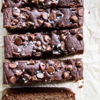 Paleo Double Chocolate Banana Bread - healthy banana bread recipe made with almond flour, tapioca flour and a touch of pure maple syrup - a healthy moist breakfast or snack | TheRoastedRoot.net