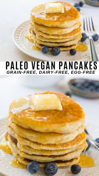 Paleo Vegan Pancakes - The Roasted Root