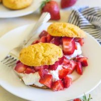 Low-Carb Strawberry Shortcake - a low-sugar keto dessert recipe | TheRoastedRoot.net